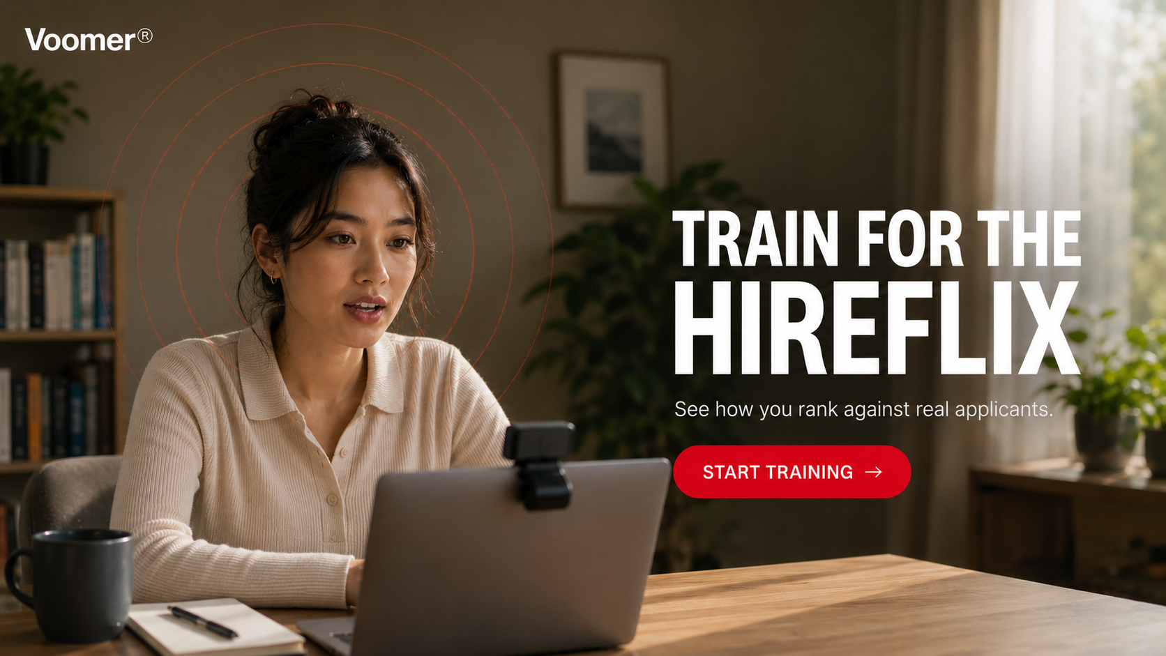 Try Voomer - Practice video interviews with AI feedback