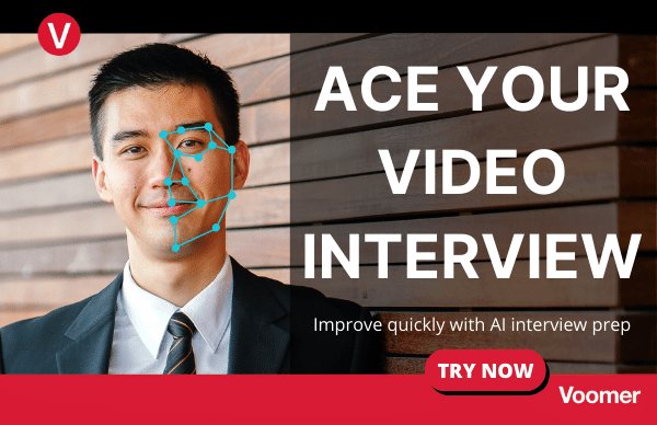 Try Voomer - Practice video interviews with AI feedback